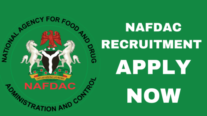 NAFDAC recruitment