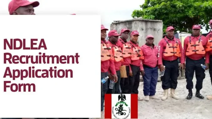 NDLEA recruitment