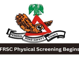 FRSC Screening Date and examination Venue