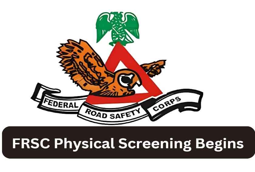 FRSC Screening Date and examination Venue
