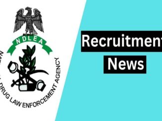 NDLEA Recruitment Application ID Code