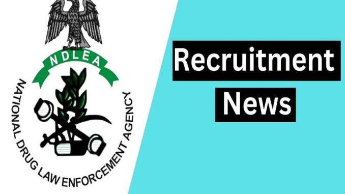 NDLEA Recruitment Application ID Code