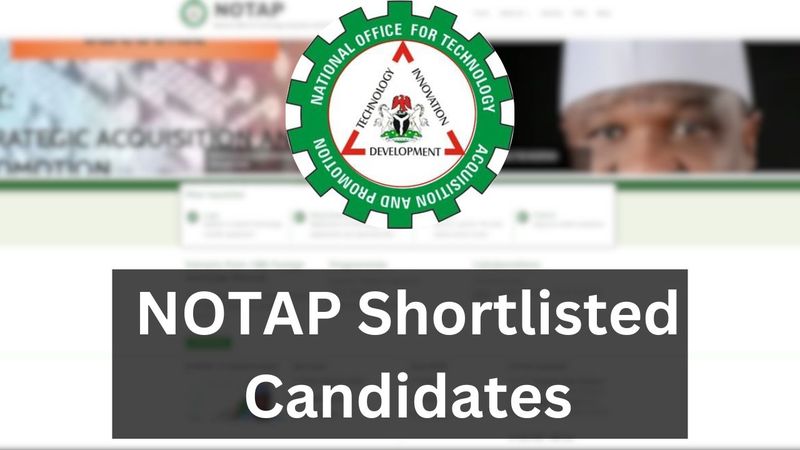 NOTAP Shortlisted Candidates