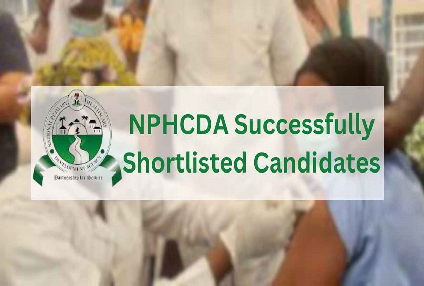 NPHCDA Shortlisted Candidates