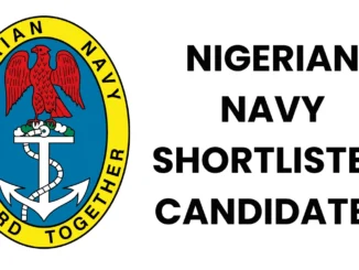 Nigerian Navy Batch 37 Shortlisted Candidates